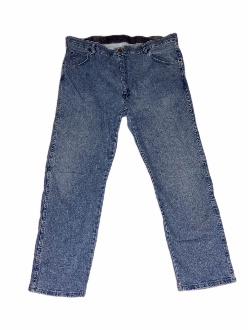 Wrangler Rugged Wear Relaxed Fit Men's 40x30 Blue Jeans Durable Workwear